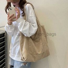 Shoulder Bags Evening Bags Women Corduroy Tote Bag Large Soulder Bags Casual andbags Big Capacity Sopping Work Bagcatlin_fashion_bags