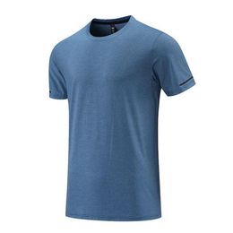 LL-R661 Yoga Outfit Mens Gym Tshirt Exercise & Fitness Wear Sportwear Train Basketball Running Loose Shirts Outdoor Tops Short Sle223P