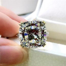 Choucong Brand Ins Top Sell Luxury Jewelry Real 100% 925 Sterling Silver Moissanite Diamond Pave CZ Eternity Women Wedding Engagem198j