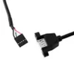 Motherboard 5 Pin to USB Female Cable Adapter Extension Cable ZZ