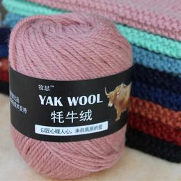 Fabric and Sewing Thick Yak Cashmere wool Yarn For Knitting Crochet Sweater Scarf Merino Blended Wool Thread knitted High Quality 800g 231017