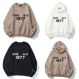 남성용 고급 스웨트 셔츠 필수 요소 Ess jackets 트랙 슈트 남녀 스포츠웨어 코트 풀오버 후드 셔츠 디자이너 트렌드 스트리트 스웨터 까마귀 SX1L