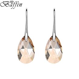 Original Crystal From SWAROVSKI Classic Drop Earrings Rhinestone Hanging Pendientes Jewellery Women Mother's Day Gift233w