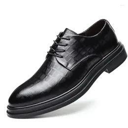 Dress Shoes Brogue Leather Men's Summer Formal Business Casual Commuter British Style Wedding Bridegroom Suit