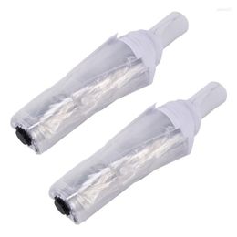 Umbrellas 2X Transparent Umbrella Matic Rain Women Men Sun Compact White Border Drop Delivery Home Garden Household Sundries Dhlax