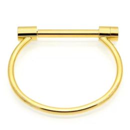 2022 Design Horseshoe Screw Bracelet Gold Silver Rose Black Stainless Steel Bracelets & Bangles For Men Women Bracelet ottie262k