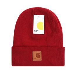 Top Sale Carhart Beanie Winter Unisex Knitted Hat Gorros Bonnet Skull Caps Knit Hats Classical Sports Cap Men Women Casual Outdoor Designer Beanies W-21