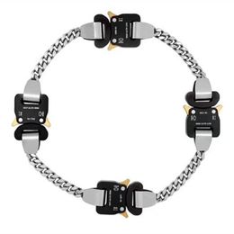 2020ss ALYX Hero Chain Necklace Men Women Metal Alyx Hero Chain Accessories Titanium Japanese252D