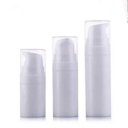 5ml 10ml 15ml White mini Airless Pump Lotion Bottle,sample and test bottle ,Airless Container,Cosmetic Packaging F2017493 Okjpp Vluua