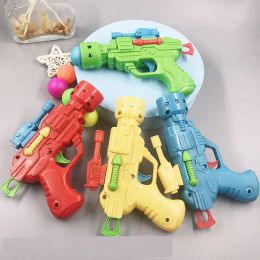 2PCS Soft Ball Gun Pistol Classic Retro Toy Plastic Launcher Safe Fake Foam Gun For Adults Children Shooting Games