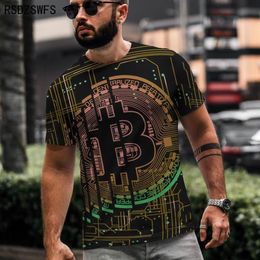 Men's T-Shirts Summer Men's B BTC Crypto Currency T Shirts Cryptocurrency Blockchain Christmas Drop Ship Size XXS-5XLMen&222C