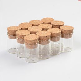 22*30mm 5ml Mini Glass Vials Jars Packaging Bottles Test Tube With Cork Stopper Empty Transparent Clear 100pcs/lotgood qty Dadit