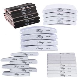 Nail Files 100pcs Buffers For Manicure Sandpaper 100180 File Sanding Polisher Set Reusable Double Sided Tools 231017