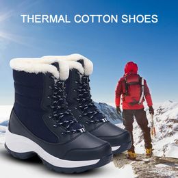 Donne 155 inverno per tacchi da peluche lunghi femminili scarpe da neve impermeabili a piattaforma calda caviglia botas botas mujer 231018 a pltm