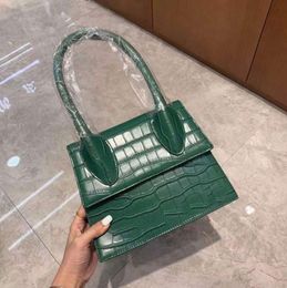 JACiQ 1 2-loop Newest designer bags le bambino handbag crossbody tote bag sacoche muse fashion shoulder split crocodile noeud hand GIFT mini Buy get free 2213ess