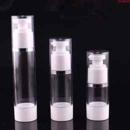 15ml 30ml Mini Airless Bottle Vacuum Pump Lotion Cream Cosmetic Container 50ml Travel Liquid Makeup Bottles Packaging 100pcs/lotgoods Gbhnm