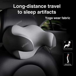 Seat Cushions Car Neck Headrest Pillow Car Accessories Cushion Auto Seat Head Support Neck Protector Automobiles Seat Neck Rest Memory Cotton Q231018