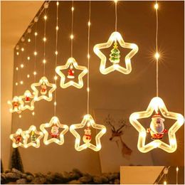 Christmas Decorations 2023 Lights Led Decoration Supplies Tree Ornament Navidad Hanging Light Curtain String 1017 Drop Delivery Home Dhxws