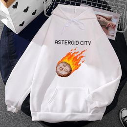 Men's Hoodies Asteroid City Movie Graphic Fleece Men/women Hooded Pullovers Autumn Casual Sweatshirt Long Sleeve Sudadera Clothes