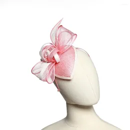 Berets Fashion Feather Philippines Top Cap Flower Head Fascinators For Women Hats S10-4325