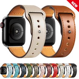 Leather band For Apple watch Ultra2 49mm 44mm 40mm 38mm/42mm wrist bracelet 45/44 mm strap iWatch series9 8 7 3 4 5 6 se 41mm/45mm