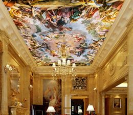 Angel wallpaper mural Custom photo wallpaper Large 3D Stereo romantic ceiling 3d wall murals wallpaper