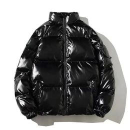 Men's Down Parkas Winter Warm Men Oversize Bubble Jacket Solid Coat for the Various Color Streetwear Retro Puffer Outerwear 231018