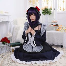 Anime Marin Kitagawa My Dress Up Darling Cosplay Costume Maid Dress Wig Kuroe Shizuku Lolita Outfits Halloween Costumescosplay