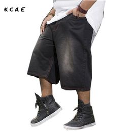 Mens Shorts Plus Size 30-46 100% Cotton Baggy Jeans Shorts Men Leisure Denim For Big And Tall Men Jogger Size 46346m