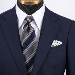 9cm necktie Grey men's Ties tie striped ties for men business necktie fashon ties ZmtgN2437