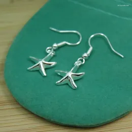 Dangle Earrings BABYLLNT 925 Sterling Silver Small Star Starfish Drop For Woman Wedding Engagement Fashion Party Charm Jewellery Gifts