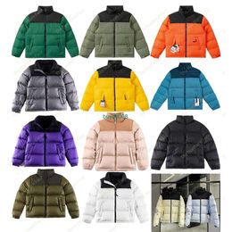 Lpw8 Men's Down Parkas Designer Puffer Jacket North Winter Men Parka Long Sleeve Hooded Coat Womens Embroidery Face