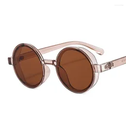 Sunglasses YOOSKE Fashion Round Women Luxury Retro Sun Glasses Men Vintage Eyeglasses UV400 Shades Outdoor Beach Goggles