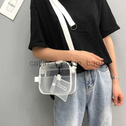 Shoulder Bags Evening Bags Casual PVC Transparent Clear Women Crossbody Bags Soulder Bag andbag Small Bags Card older Wide Straps Flapcatlin_fashion_bags