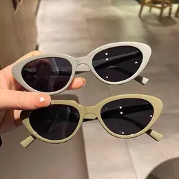 Sunglasses Small Cat Eye For Women Vintage Brand Designer Ladies Sun Glasses Female Shades UV400 Eyewear