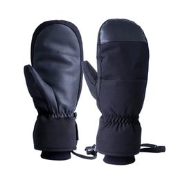 Ski Gloves Mittens for Men Women Winter Snow Mitts Touchscreens Waterproof Warm Cold Weather Snowboard G99D 231017