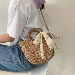 Cross Body Evening Bags andwoven Straw andbag Women Girls Summer ollow Out Crossbody Soulder Bag Bowknot Lace Tasselsstylishhandbagsstore