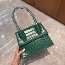 JACiQ 1 2-loop Newest designer bags le bambino handbag crossbody tote bag sacoche muse fashion shoulder split crocodile noeud hand GIFT mini Buy 2236ess