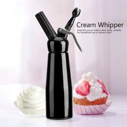 Baking Pastry Tools Aluminium Whipped Cream Dispenser Kitchen Whipper Dessert Tools With Baking Nozzles Dropper Dining Foamer Cake Decoration Butter 231018