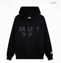 Sweatshirts Galery Dept Designer Galleries Hoody Alphabet Print Trendy Trend Basic Casual Fashion Loose Short T-shirt Half Sleeve Tees High Quality Hoodie 96PO