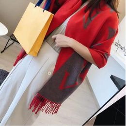 Designer Women's Cashmere Scarf New Autumn and Winter Warmth Shawl Luxury Scarf Popular Clothing Paired with Holiday Gifts