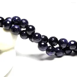 Beads Wholesale Faceted Blue Sand Stone Natural For Jewellery Making DIY Bracelet Necklace 4/6/8/10/12 Mm Strand 15''