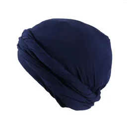 Berets Elastic Contorted Modal Reliable Jogging Breathable Comfortable Sleeping Headwrap Pre Tied Sports Soft Outdoor Turban For Men