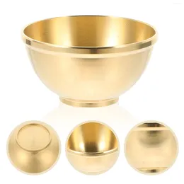 Bowls Pure Copper Offering Bowl Rice Sacrificial Utensil Altar Sacrifice Prop Small Supplies Holy Yoga Props