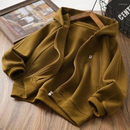 Jackets Boys Spring And Autumn U Embroidery Casual Hooded Coat Medium Big Children Zip-up Shirt Long Sleeve