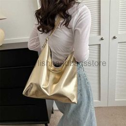 Shoulder Bags Evening Bags PU Top-andle andbag Capacity Luxury Designer Bag for Women Fasion Sopping Bag Silver Gold Casual Leater Tote Bagstylishhandbagsstore