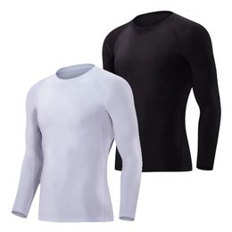 Men s T Shirts UPF 50 Long Sleeve Compression Shirts Water Sports Sun Protection Basement Rashguard Fitness Tops Custom 231018