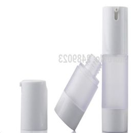 Makup Tools 15ml 30ml 50ml Airless Bottle Frosted Vacuum Pump Lotion Refillable Bottles Container 100pcs/lot Wkuuf