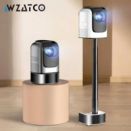 WZATCO A3 Full HD 1080P LCD LED Projector Android 90 232GB Smart 5G WiFi Auto Keystone Video Home Theatre Proyectors 231018