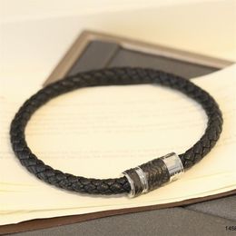 New Luxury Bangles Design Bracelet for Unisex Jewellery Fashion Trend Leather chain Bracelet High Quality Stainless Steel Bracelets 302G